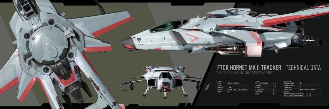 F7C-R Hornet Tracker MK II - Standalone Ship + Lovestruck Paint