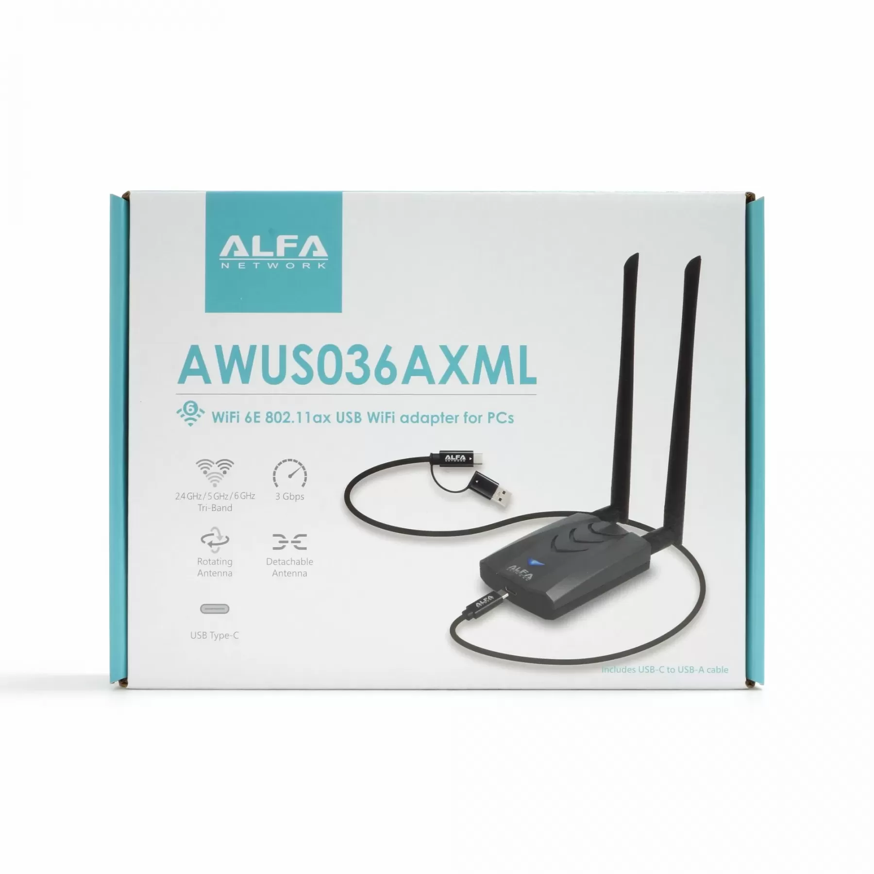 Wi-Fi USB адаптер Alfa Network AWUS036AXML