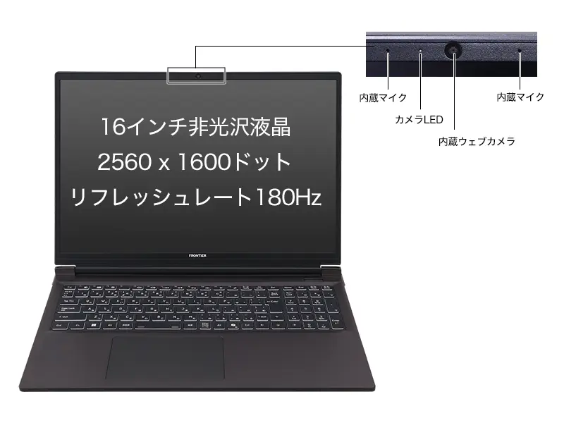 BTOパソコン通販のFRONTIERXNシリーズ（RTX 5060）: 直販