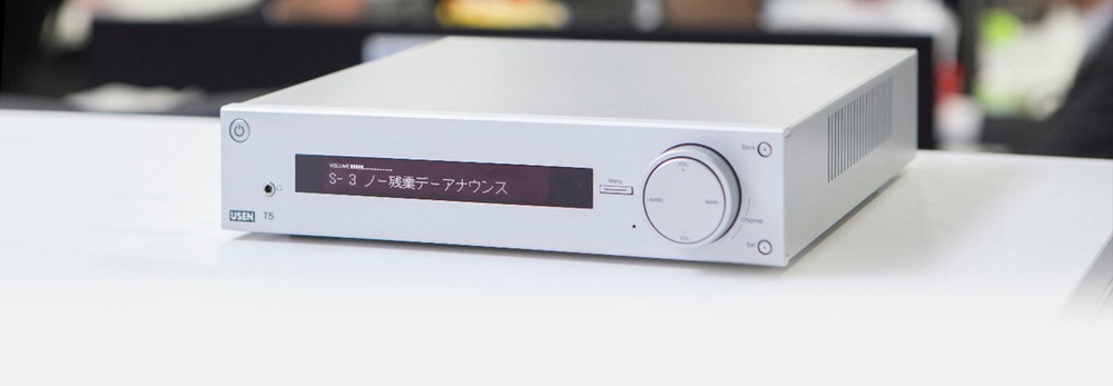 社長室にチューナーとスピーカー無料設置 USEN「オフィスBGM