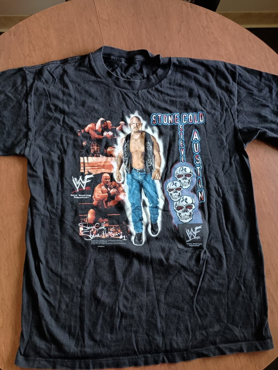 Vintage WWF 1998 Stone Cold Steve Austin T-Shirt | eBay