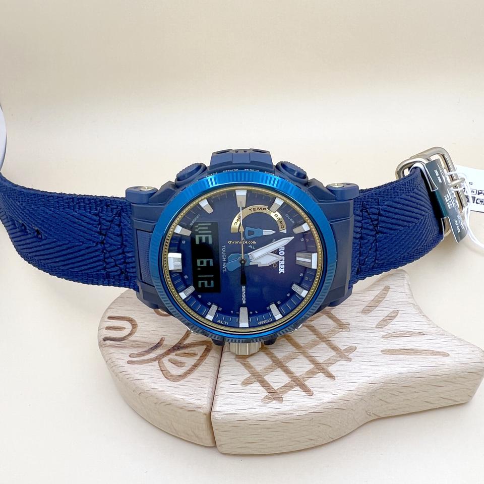 Casio 50th Anniversary Protrek solar radio date LED men's for