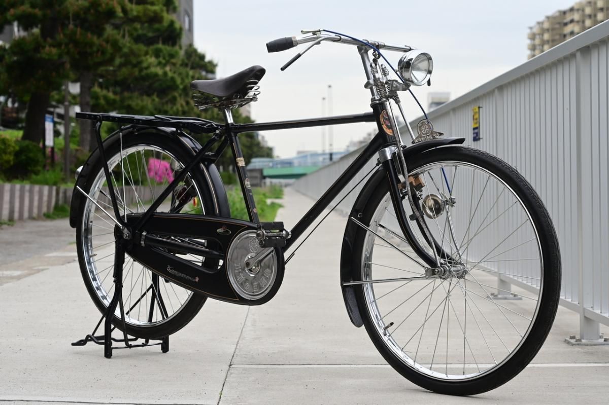 カワムラ 自転車 昭和30年代 リバー 運搬車 - アンティークモール