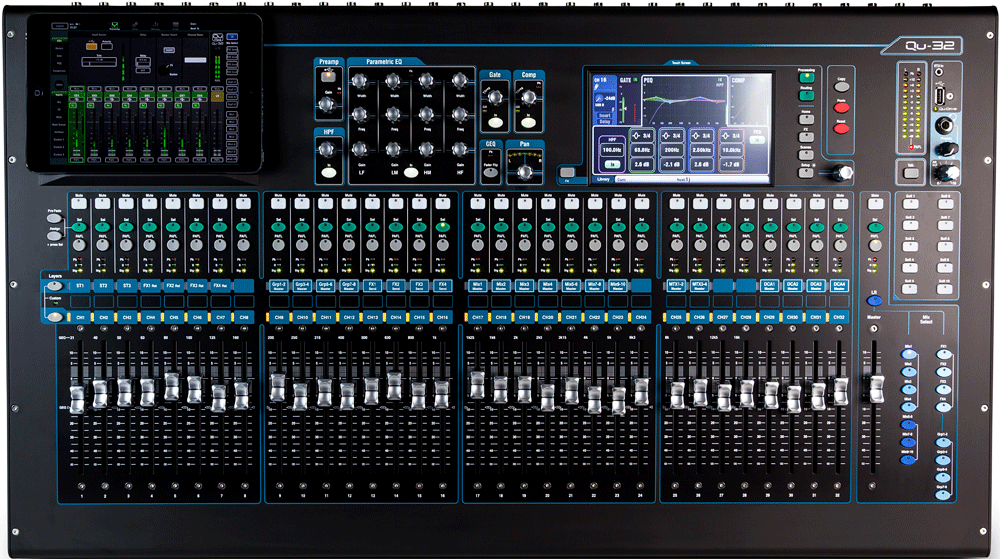 Allen & Heath デジタルミキサー Qu16C / 24C / 32C 発売 | Digiland