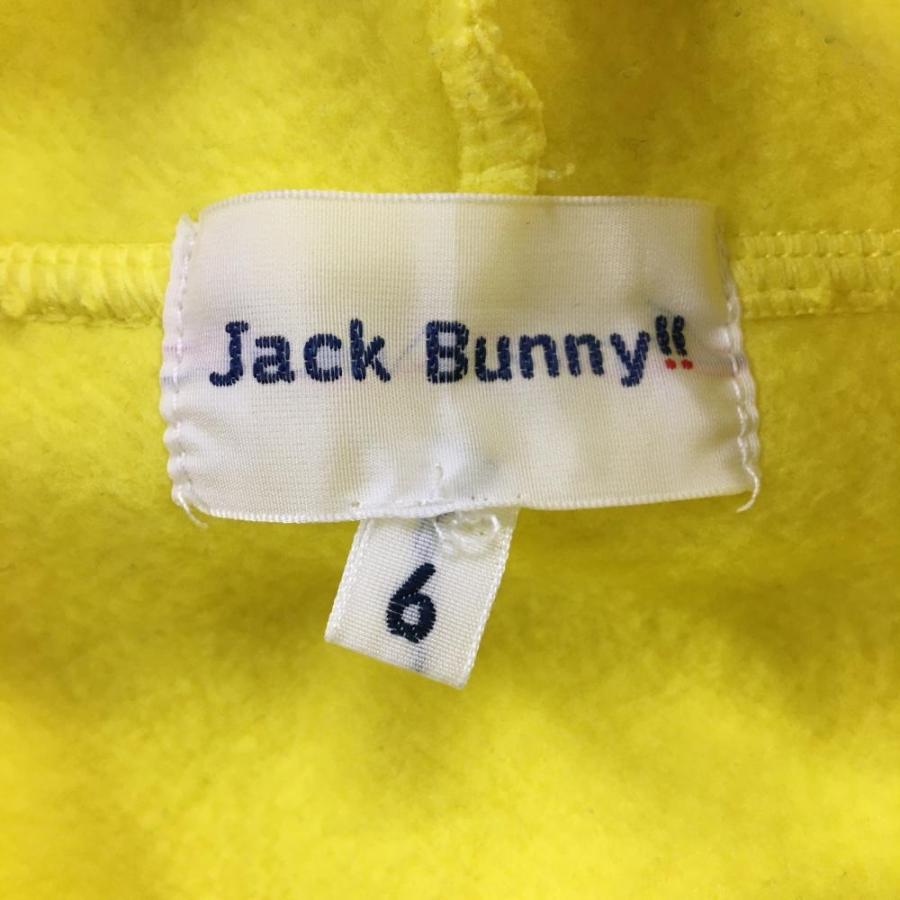 Jack Bunny!!（ジャックバニー） パーカー イエロー×黒 ロゴプリント