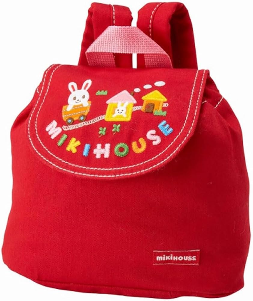 Amazon.co.jp: MIKIHOUSE(ミキハウス)うさこデニムベビーリュック赤