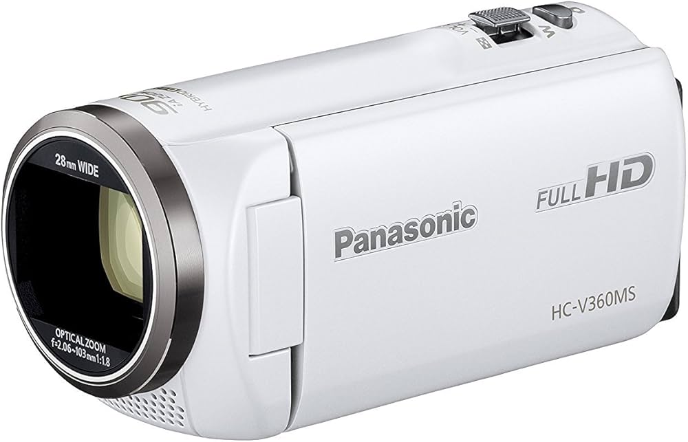 Amazon | パナソニック HDビデオカメラ V360MS 16GB 高倍率90倍ズーム