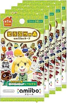 Amazon.co.jp: どうぶつの森amiiboカード 第1弾 (5パックセット) : ゲーム