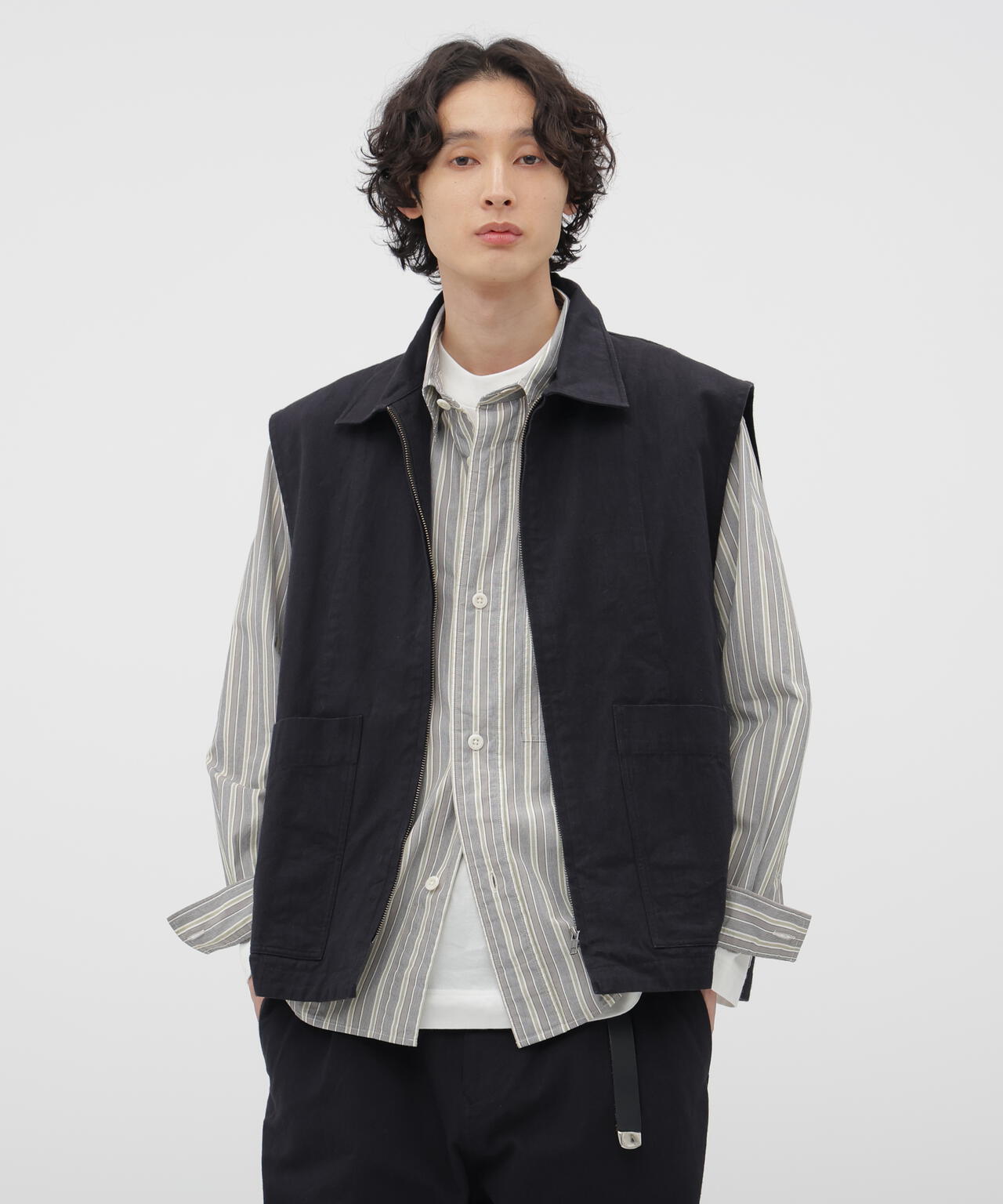 FADED COTTON TWILL BLOUSON | MARGARET HOWELL（マーガレット