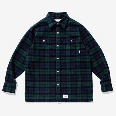 トップス COTTON. / FLANNEL WTAPS 20AW UNION LS /