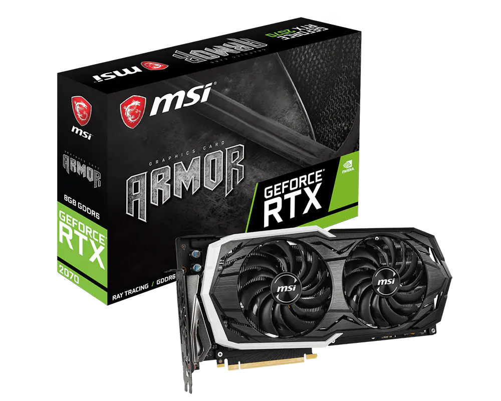 Specification GeForce RTX 2070 ARMOR 8G | エムエスアイ