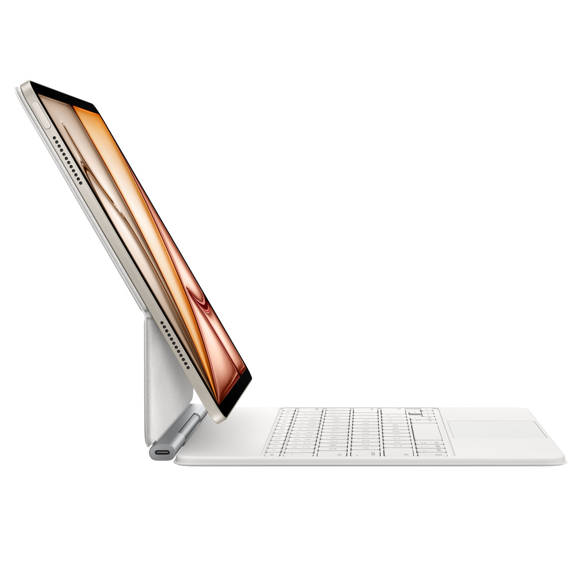 13インチiPad Air（M3）用Magic Keyboard - 韓国語 - ホワイト - Apple
