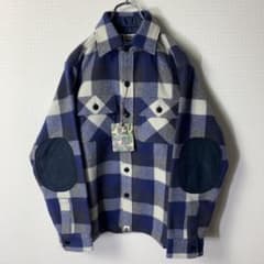 美品 A BATHING APE CPOジャケット ネルシャツ ブロックチェック