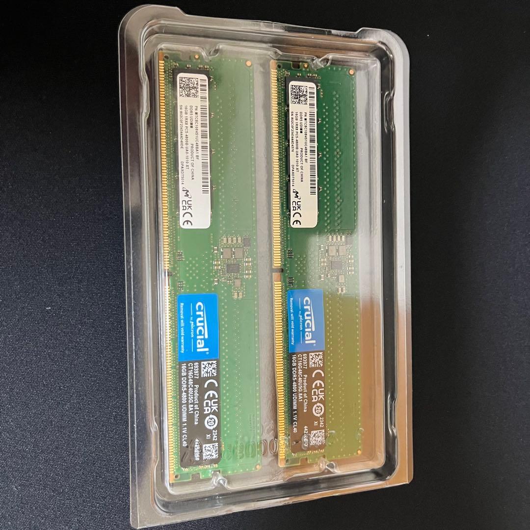 Crucial 8GB DDR5 4800メモリ 2枚セット Amazon.co.jp: Crucial ノートPC用増設メモリ 64GB(32GBx2枚) DDR5