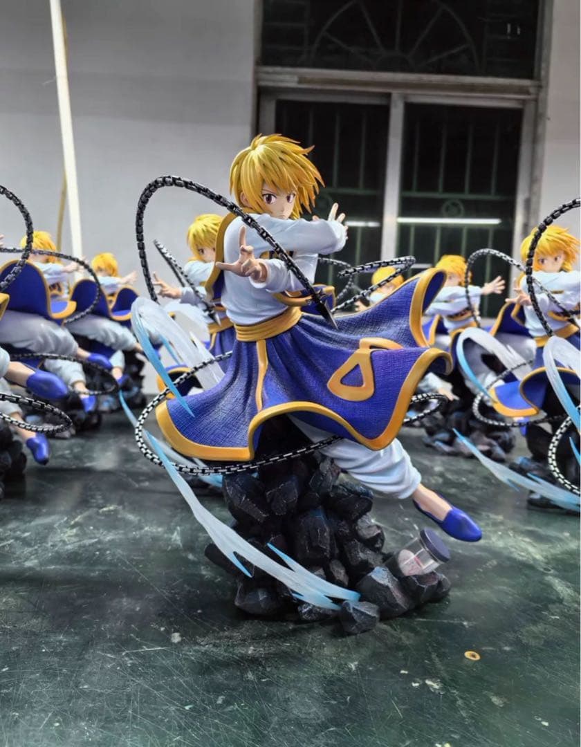 hunter×hunter クラピカ ガレージキット ガレキスタチュー ① HUNTER×HUNTER クラピカ ガレージキット フィギュア 塗装済み完成品の