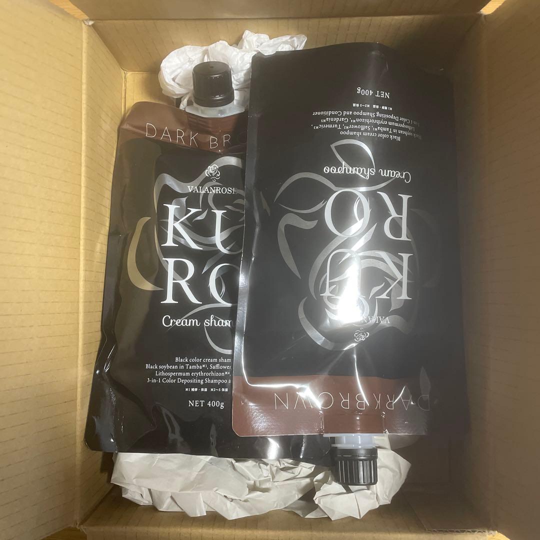 VALANROSE KURO クリームシャンプー DARK BROWN 400g - メルカリ