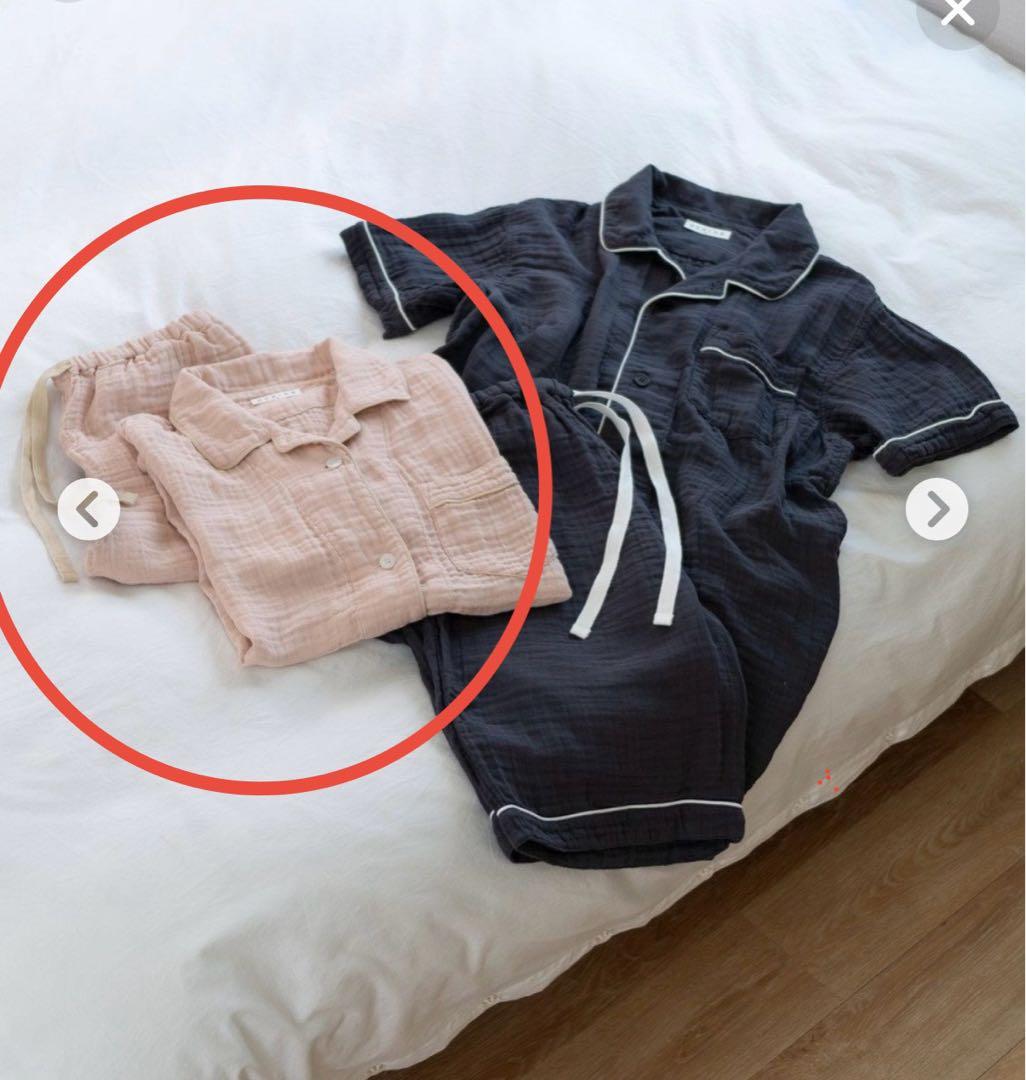 【新品未使用】ウチノ　クレープガーゼ 快眠パジャマ　レディース　M ピンク　半袖 楽天市場】【UCHINO公式店】ウチノ【送料無料】 レディース クレープ