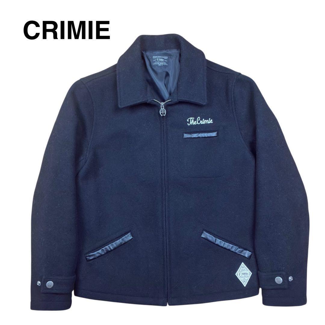 CRIMIE ウール スポーツ ジャケット ブルゾン ブラック M CRIMIE（クライミー） ジャケット M ブラック メンズ : ZOZOTOWN Yahoo