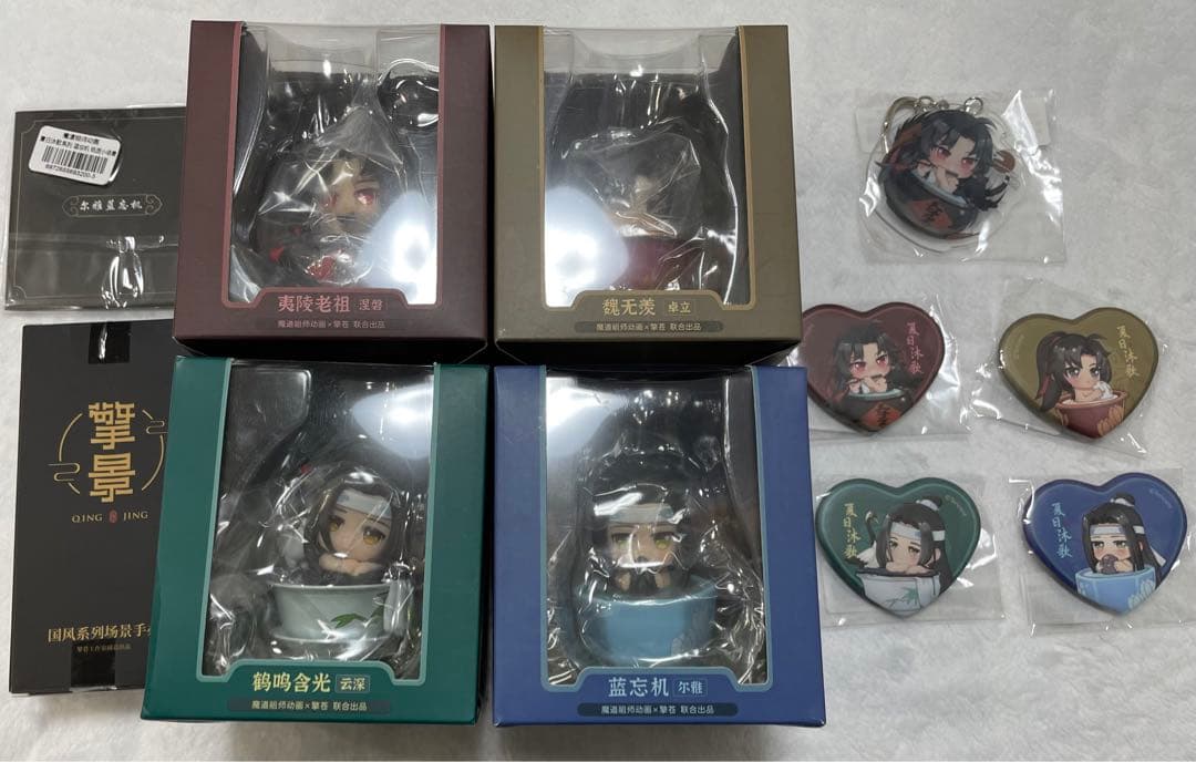 魔道祖師 [公式]フィギュア 夏日沐歌 系列Q版　魏無羨 藍忘機初期予約特典付 魔道祖師 擎蒼 フィギュア（夏日沐歌）【現品・日本から発送】 | 甘兎小屋