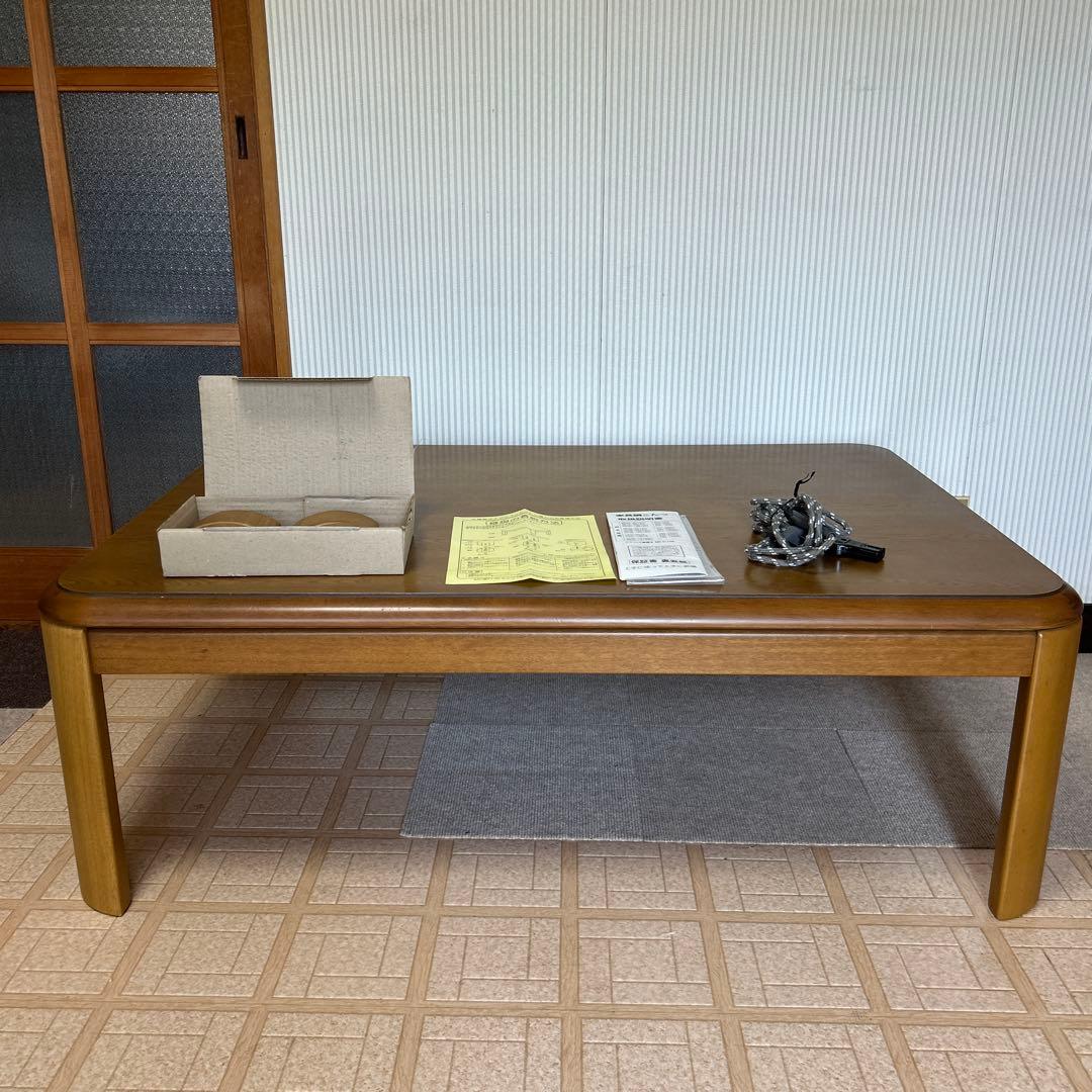 冬準備〜山善家具調こたつ　継足付き　取説付き　110×75 ユニットヒーター 家具調こたつ 継脚付き YAMAZEN(山善) こたつテーブル 【通販モノタロウ】