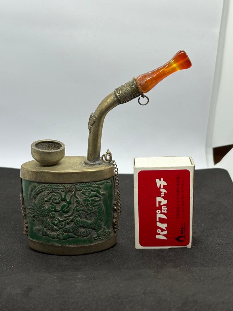 ドラゴン彫刻の金属製パイプ2509 ドラゴン彫刻 金属製 - メルカリ