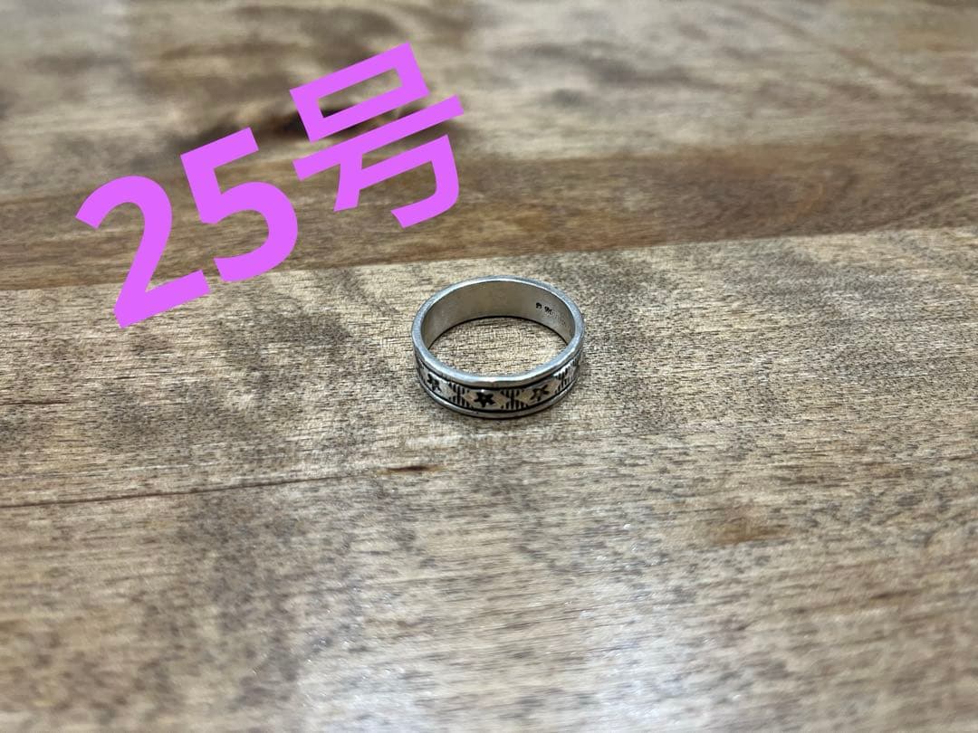 【25号】Bruce Morgan シルバーリング 25.5号】ブルースモーガン スタンプリング By Bruce Morgan