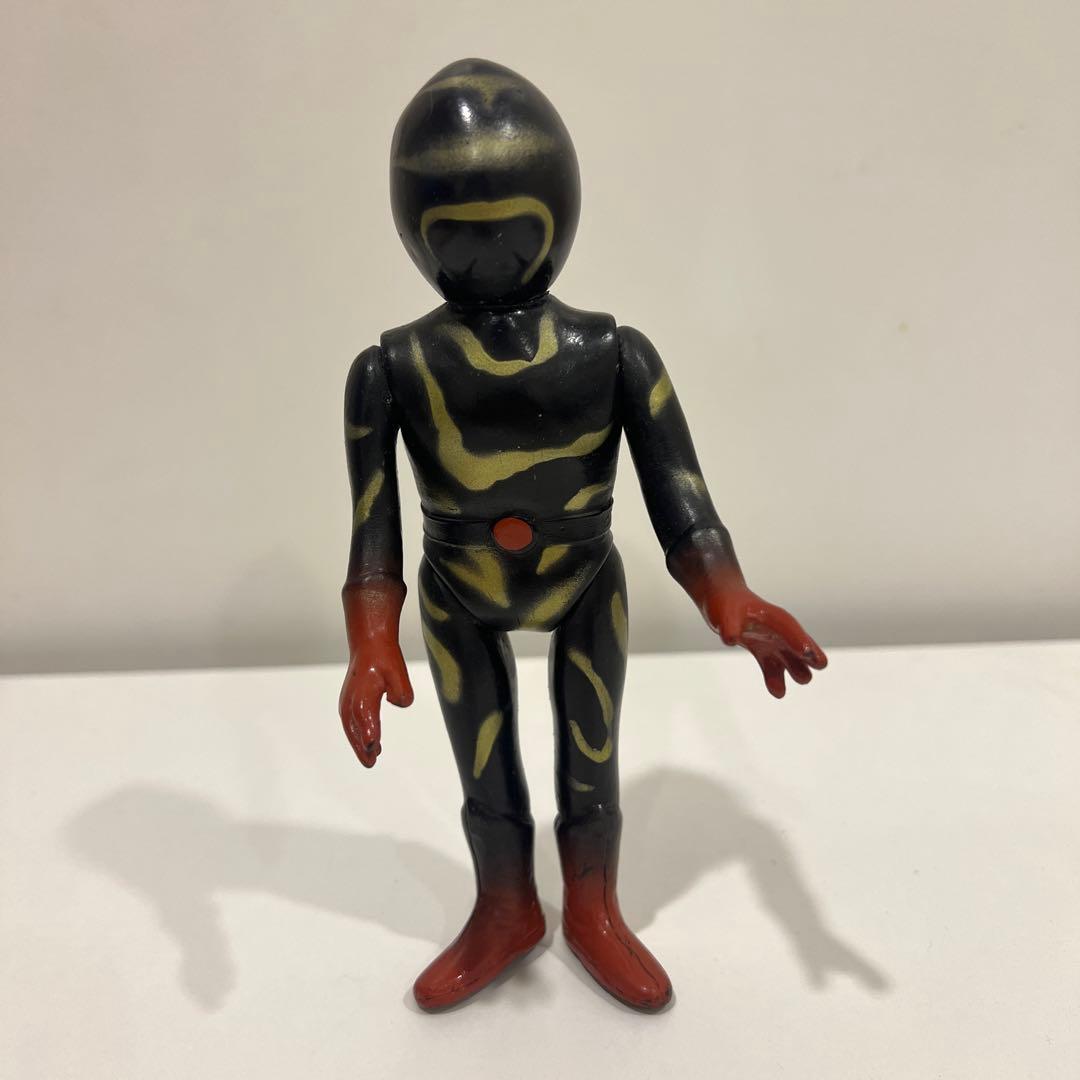 レインボーマン ソフビ 当時物 超希少】（無版権）昭和レトロ ソフビ人形 レインボーマン ダッシュ1
