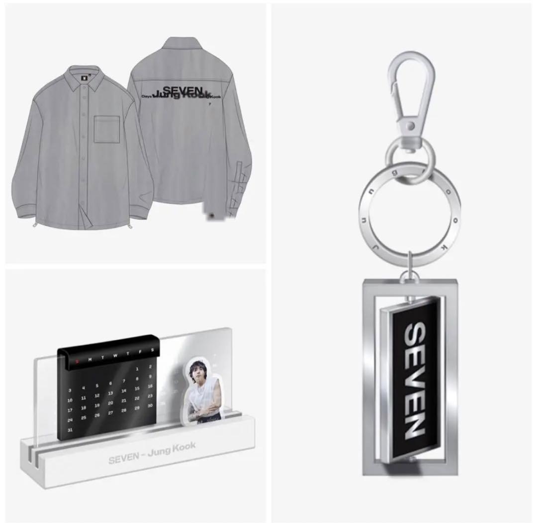 BTS ジョングク　SEVEN オフィシャルグッズ BTS ジョングク「Seven」の公式グッズのラインナップがついに公開