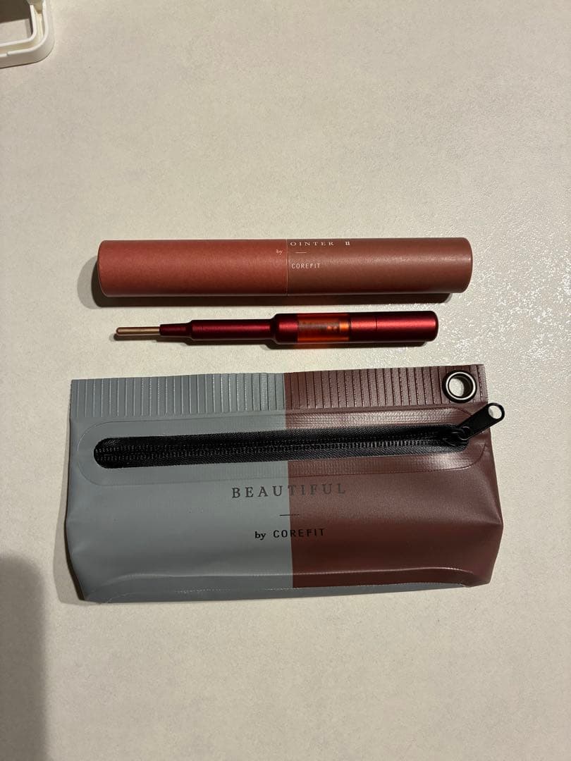 COREFIT FACE POINTER II 正規品 レッド 限定色 ポーチ付 The FACE POiNTER（フェイスポインター） – COREFIT