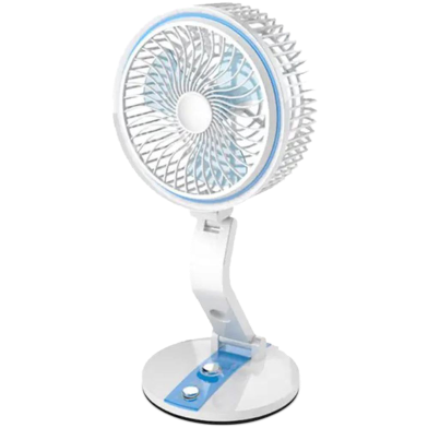 LR-2018 USB Rechargeable Folding Fan with LED Light