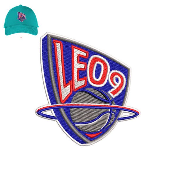 Basket Ball Embroidery logo for Cap.