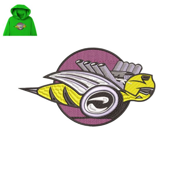 Dodge Rumble bee Embroidery logo for Hoodie.