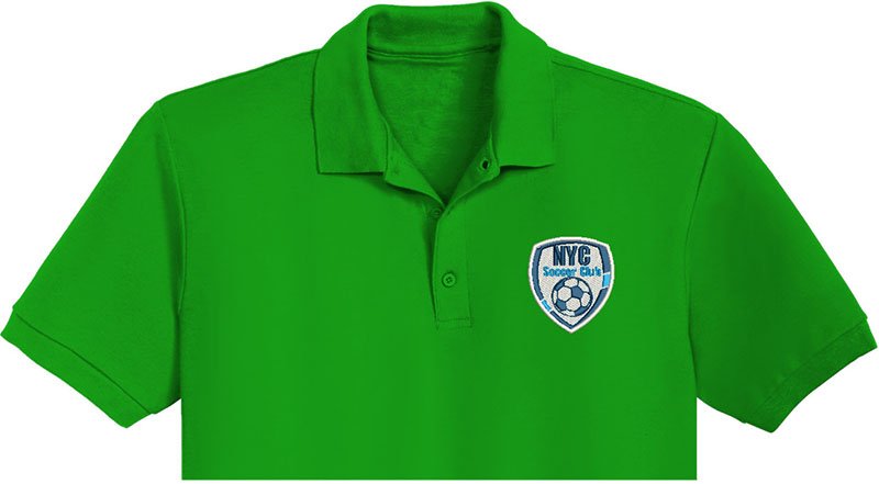 Nyc Soccer Clube Embroidery logo for Polo Shirt. - Image 2