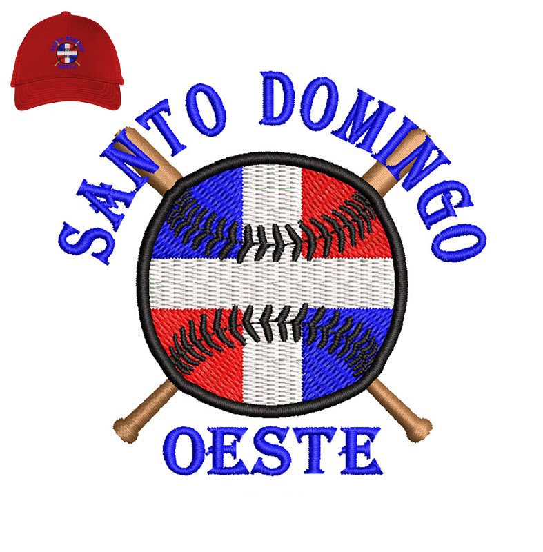 Santo Domingo Embroidery logo for Cap.