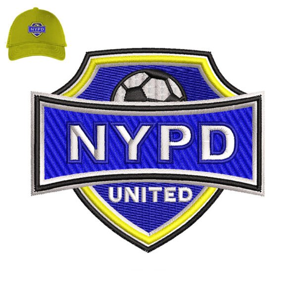 Nypd United Embroidery logo for Cap.