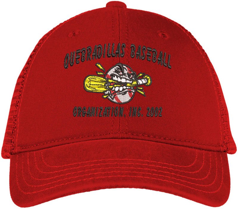 Quebradillas Baseball Embroidery logo for Cap. - Image 2