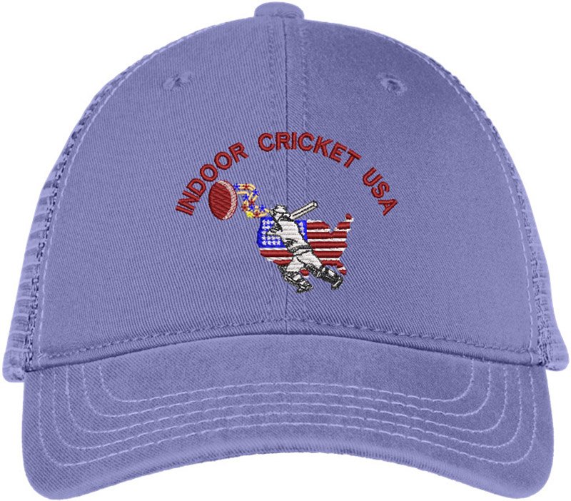 Indoor Cricket Embroidery logo for Cap. - Image 2