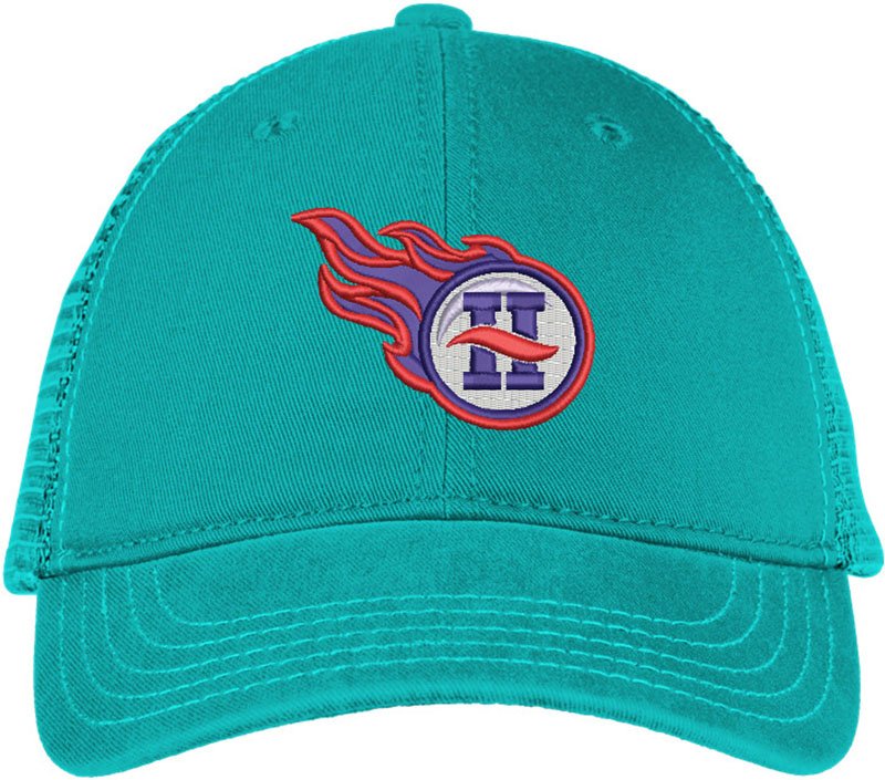 H Ball Embroidery logo for Cap. - Image 2