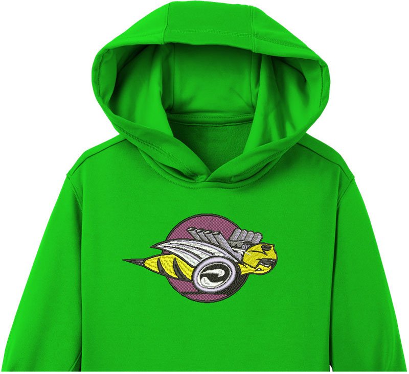 Dodge Rumble bee Embroidery logo for Hoodie. - Image 2