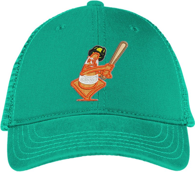 Baseball Batting Embroidery logo for Cap. - Image 2