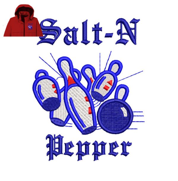 Best Bowling Embroidery logo for Jacket.