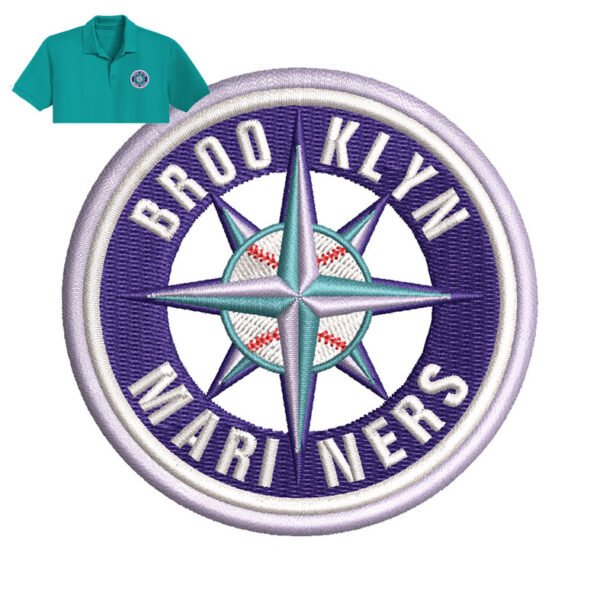 Mari Ners Embroidery logo for Polo Shirt.