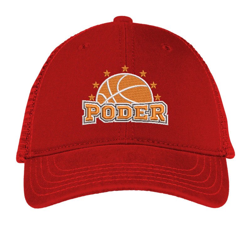 Poder 3d Puff Embroidery logo for Cap - Image 2