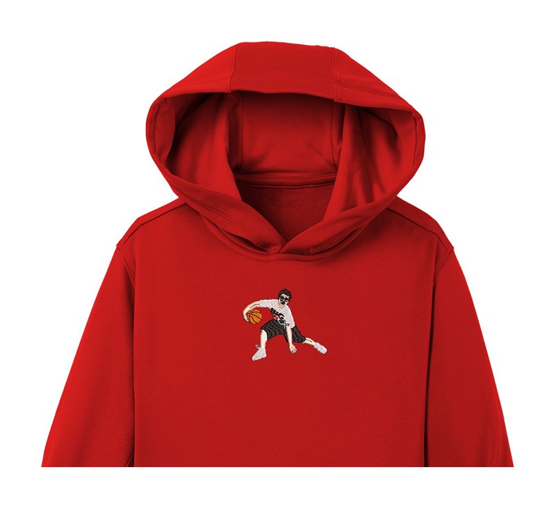 Allen Ye Basketball Embroidery logo for Hoodie. - Image 2